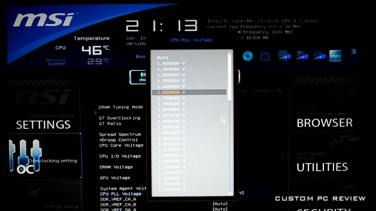 i7 2600k + MSI Z68A-GD65 (G3) 4.5ghz OC Tutorial