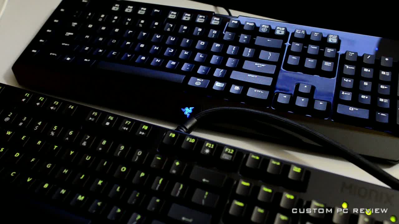 Razer Blackwidow vs Mionix Zibal 60 Mechanical Keyboard Comparison