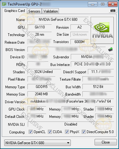 nvidia gtx 680 gpuz