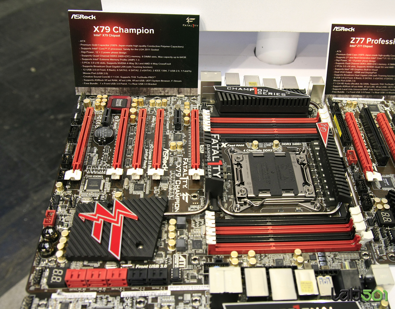 ASRock Shows Off Godlike X79 Extreme11 and X79 Fatal1ty Champion at CeBIT 2012