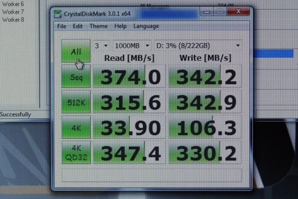 OCZ Vertex 4 Crystal Disk Mark Benchmarks