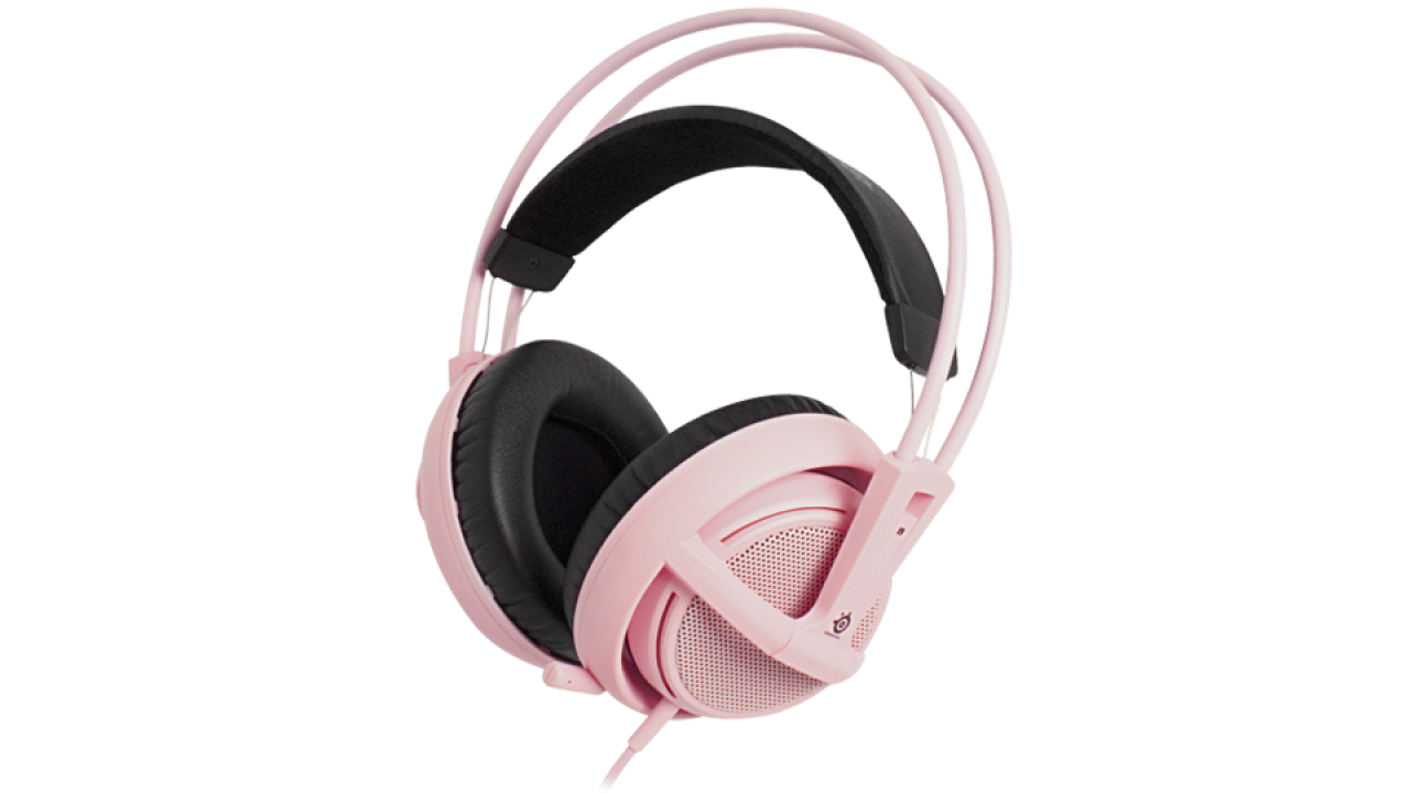 Pink SteelSeries Siberia V2 