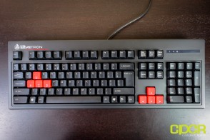 AZiO Levetron Clicker Mechanical Gaming Keyboard Review - Custom PC Review