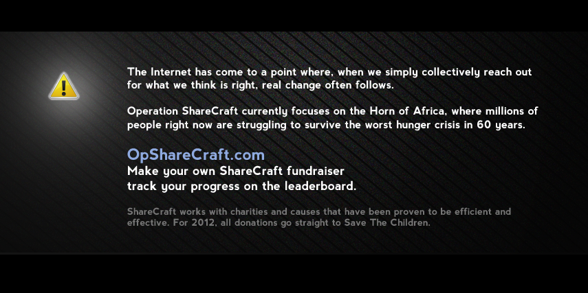 Operation ShareCraft a Success – Over $1 Million Raised to Save the Children