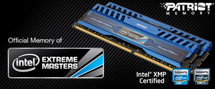 Patriot Memory Launches New Exclusive Intel® Extreme Masters Limited Edition Memory