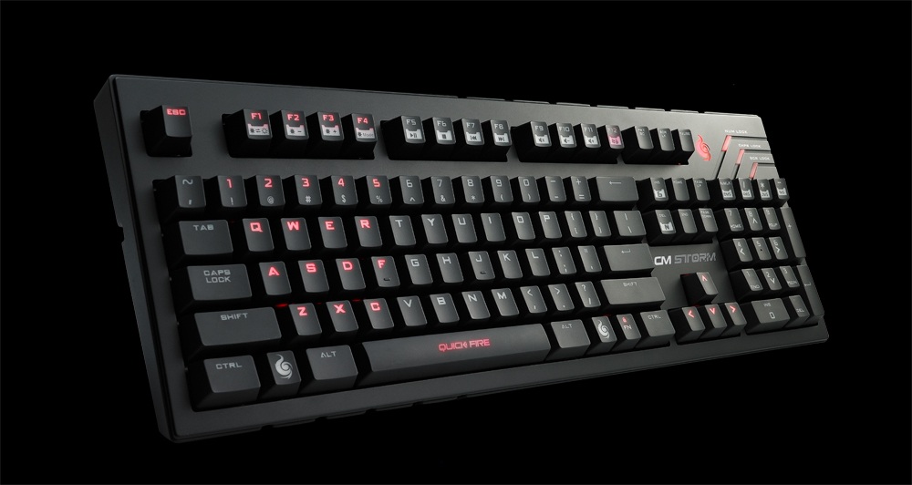 krog Saks Kvalifikation CM Storm QuickFire Pro Mechanical Gaming Keyboard Review | Custom PC Review