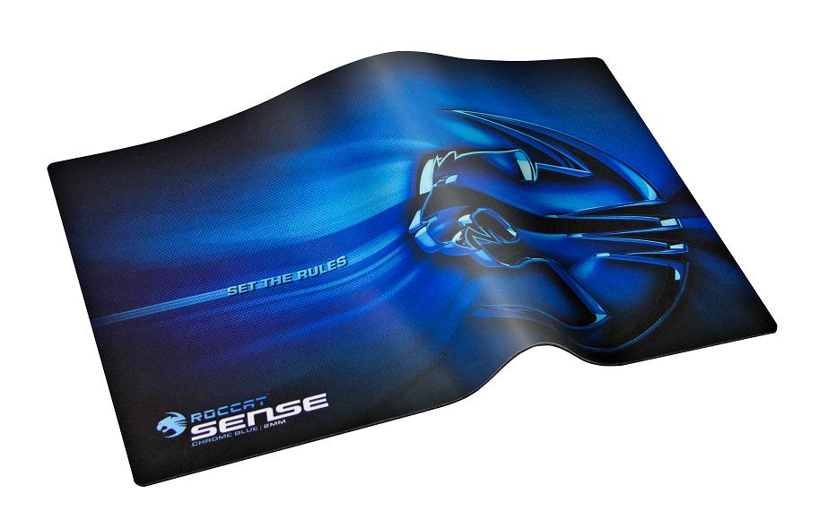 ROCCAT Introduces Sense Chrome Blue Edition Gaming Mousepad