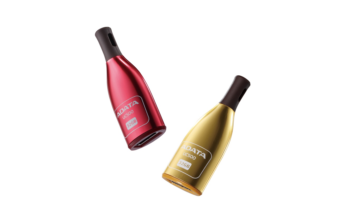 Stay Classy with ADATA’s UC500 Wine Bottle Shaped Flash Drive