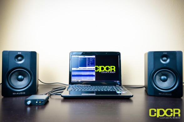 m audio bx5 d2 studio monitors custom pc review 11
