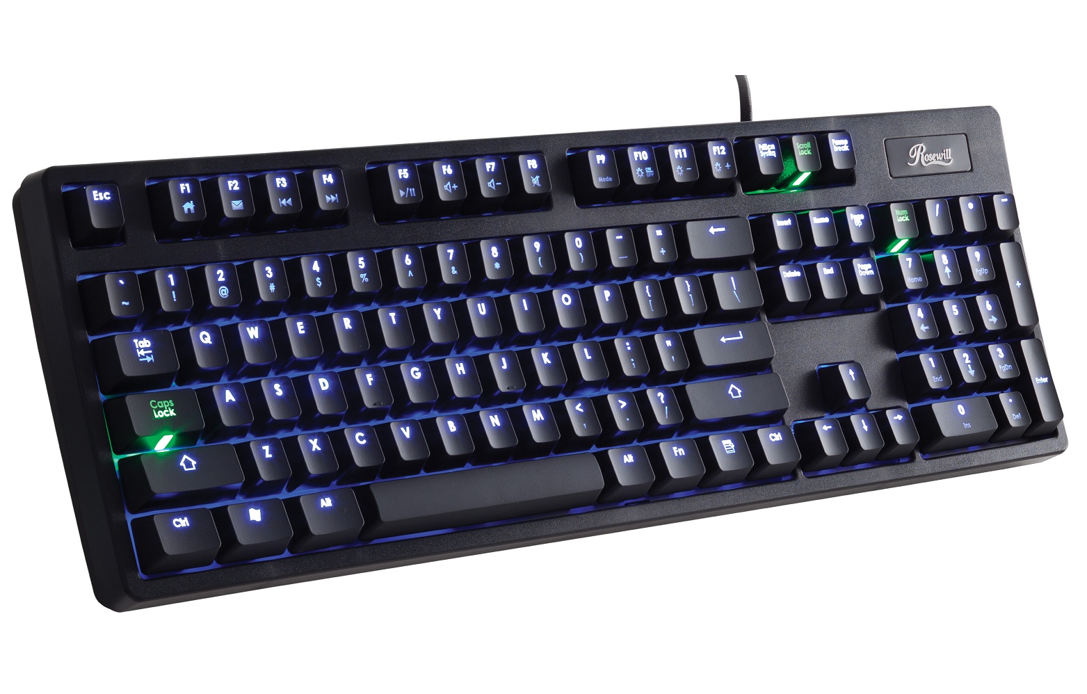 Rosewill Lights Up with the RK-9100 Series Backlit Mechanical Gaming Keyboard