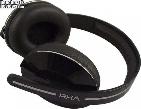 RHA CA 200 Black Headphones Anlge View