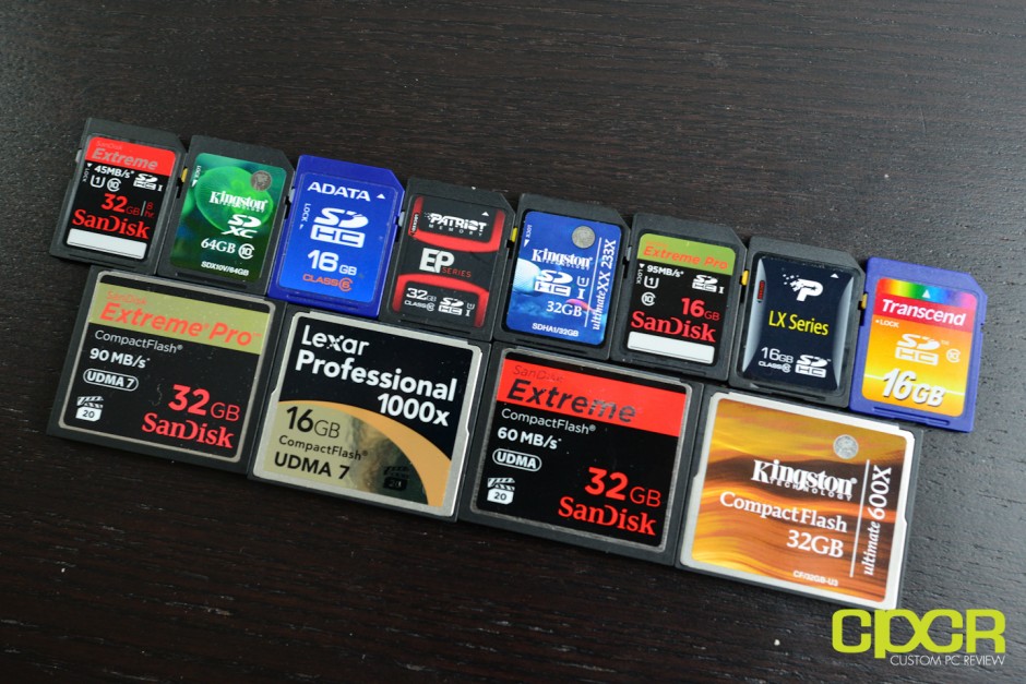 Best Memory Card Roundup 13 Memory Cards Tested Custom PC Review