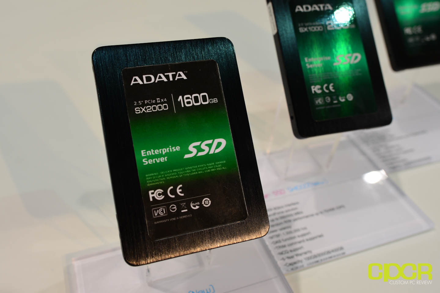 ADATA Shows Off SX2000 SSD: 1.6TB Capacity, 1.8 GB/s Transfer Rate