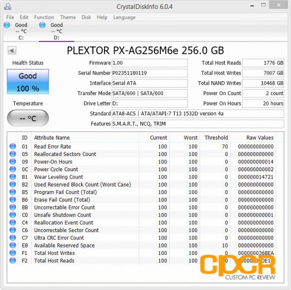 crystal-disk-info-plextor-m6e-256gb-m2-pcie-custom-pc-review