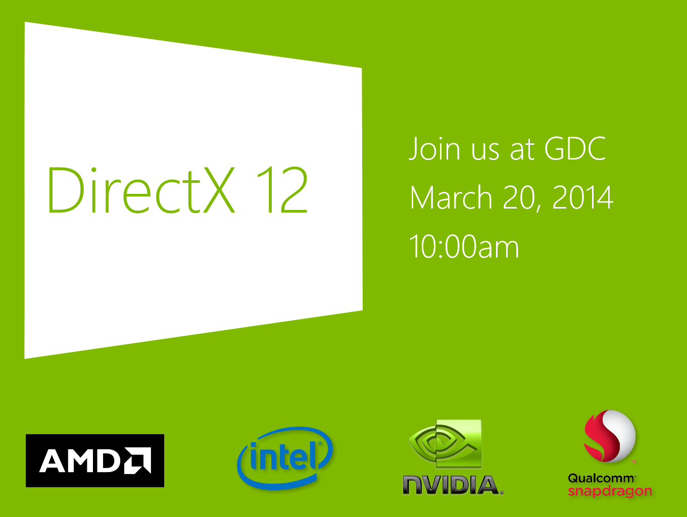 Microsoft to Unveil DirectX 12 at GDC 2014