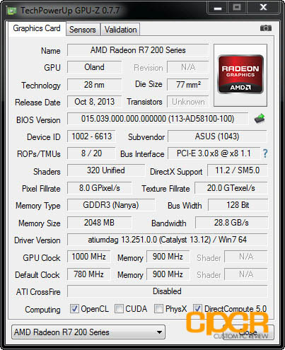 Asus radeon r7 240