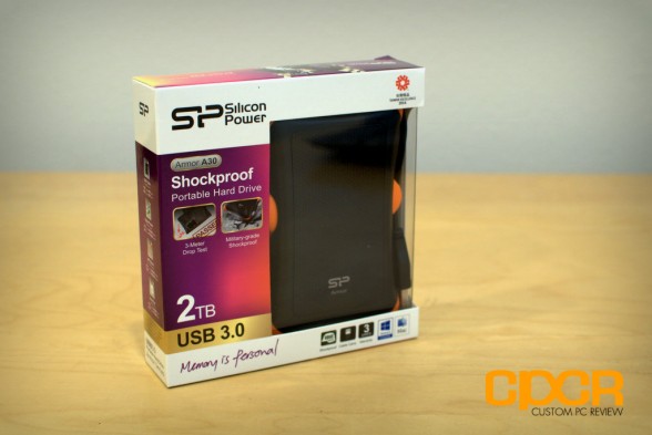 Silicon Power Armor A30 USB 3 Shockproof Portabld Hard Drive 1