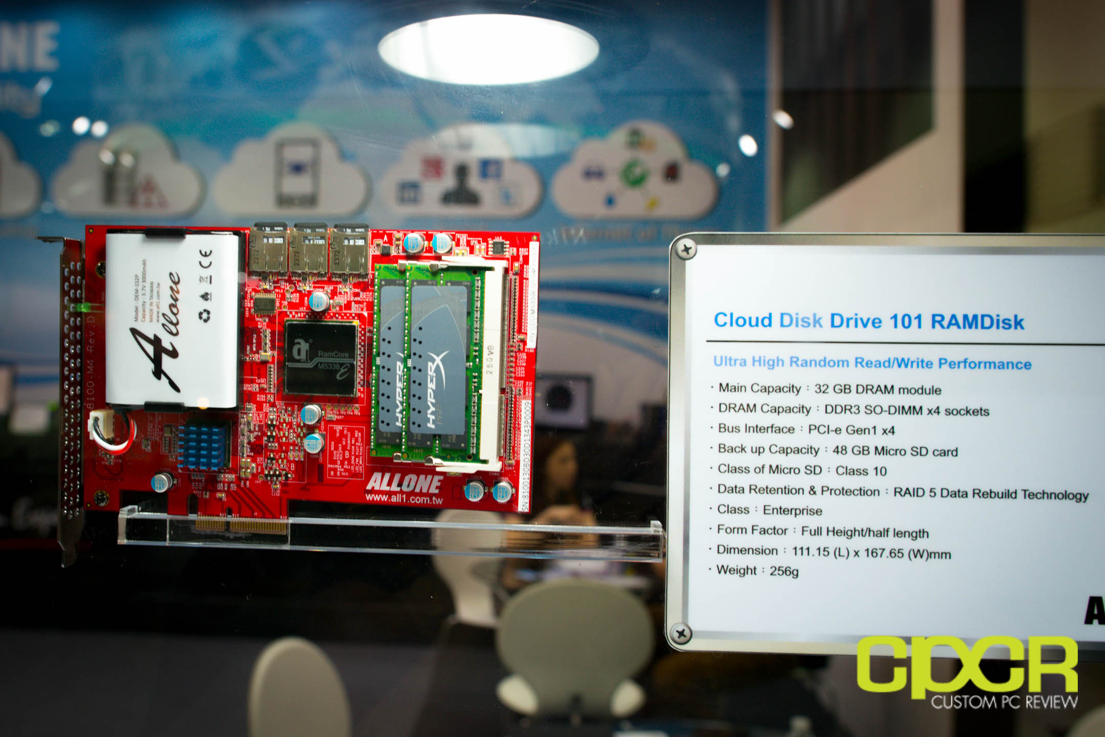 Computex 2014: Allone Cloud Disk Drive 101 RAMDisk Pulls 500,000 IOPS