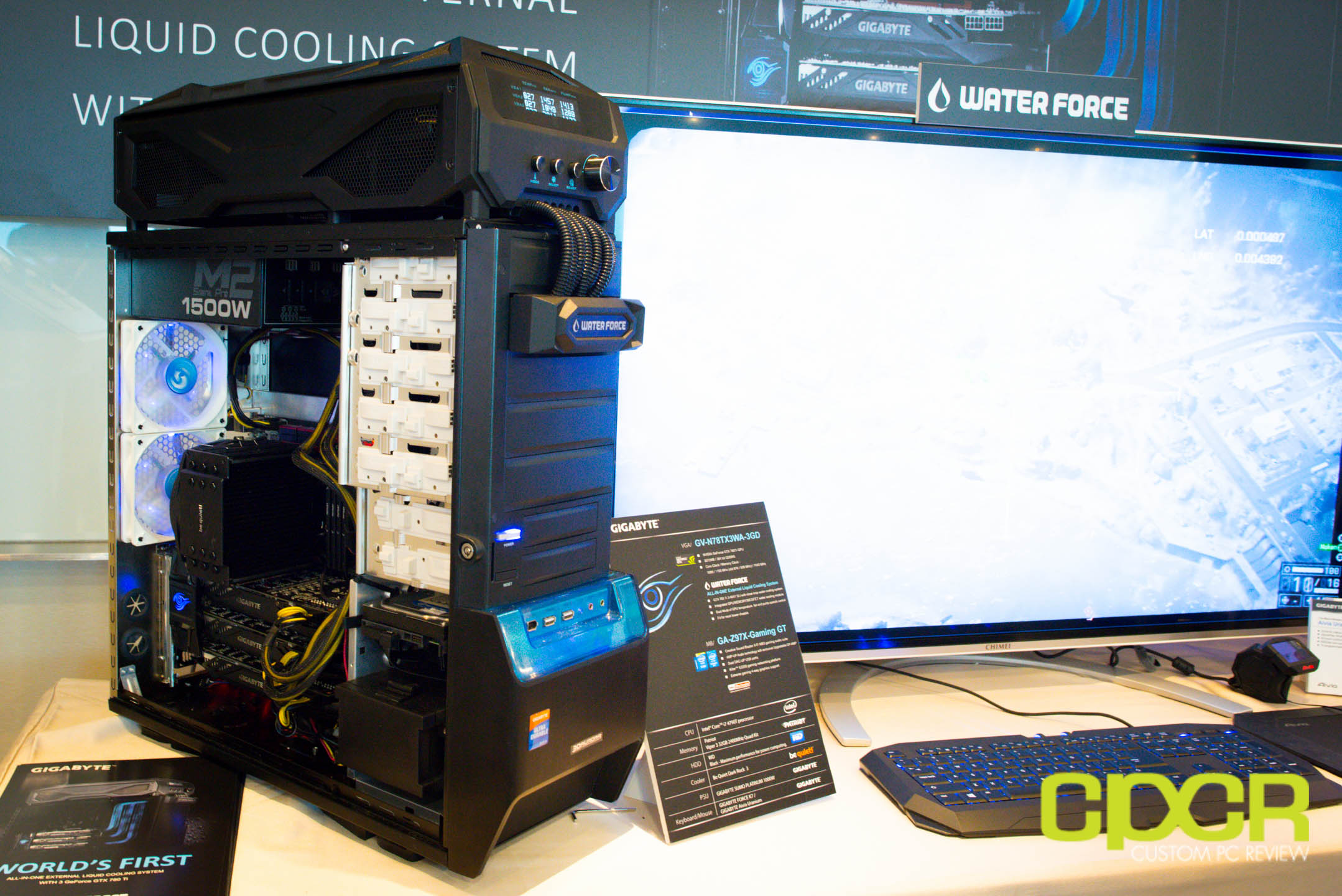Computex 2014: Gigabyte’s Insane Water Force Tri-SLI AIO Water Cooling Setup