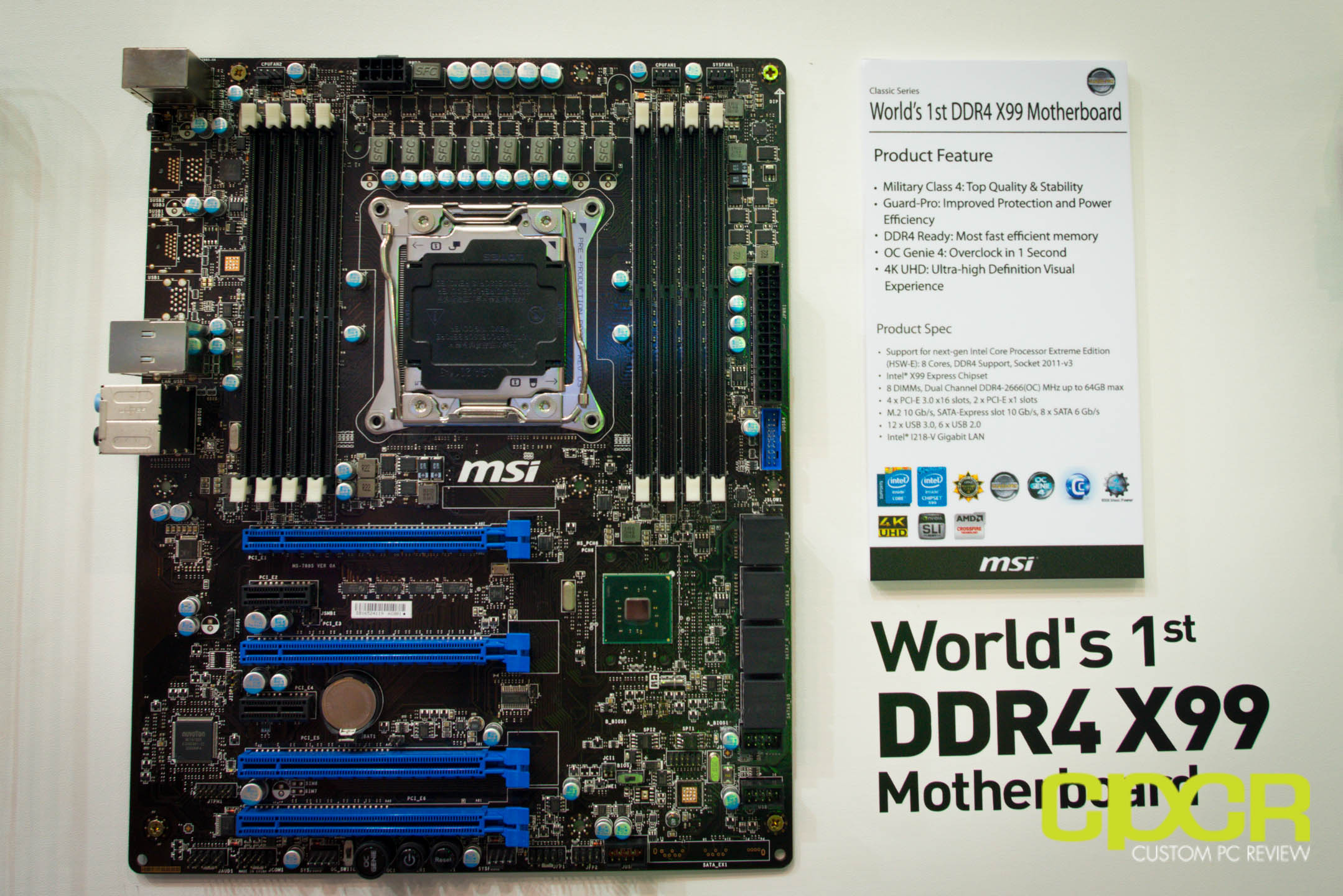 Computex 2014: MSI X99 Motherboard, USB 3.1 Support