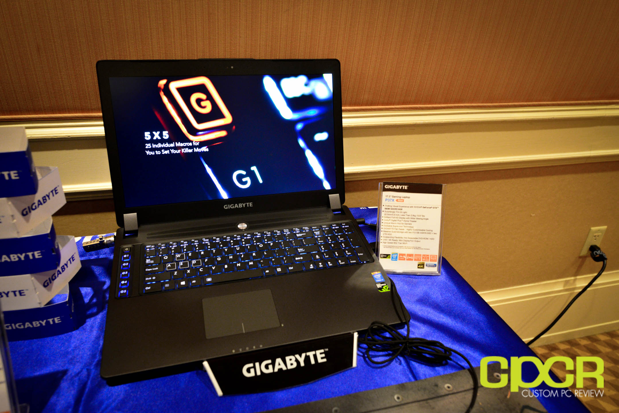 CES 2015: Gigabyte Launches P37X Gaming Laptop