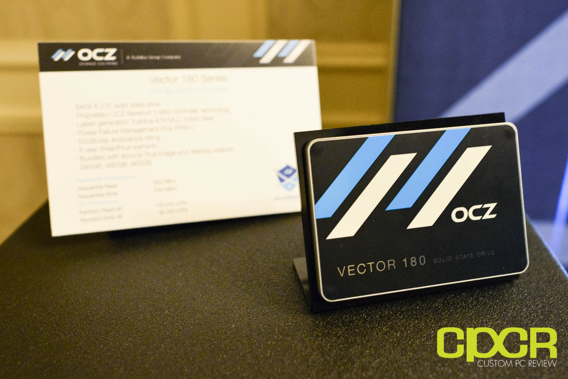 CES 2015: OCZ Displays Vector 180 Series SSD, Z-Drive 6000 NVMe SSD