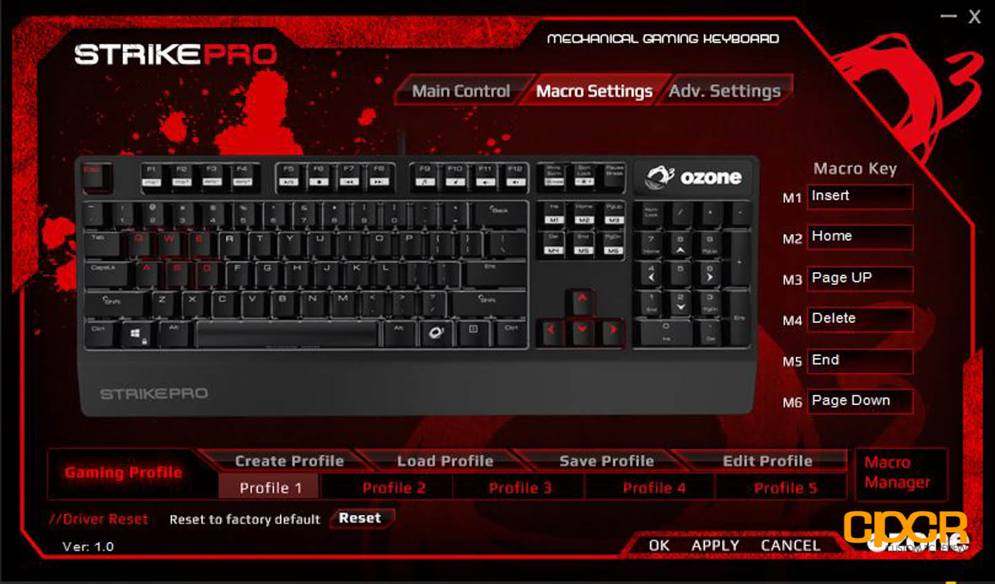 Клавиатура страйк. Ozone Strike Pro (Cherry MX Red) Black USB. Strike Pro логотип. Клавиатура с кнопками макросов. Ozone Strike Pro.