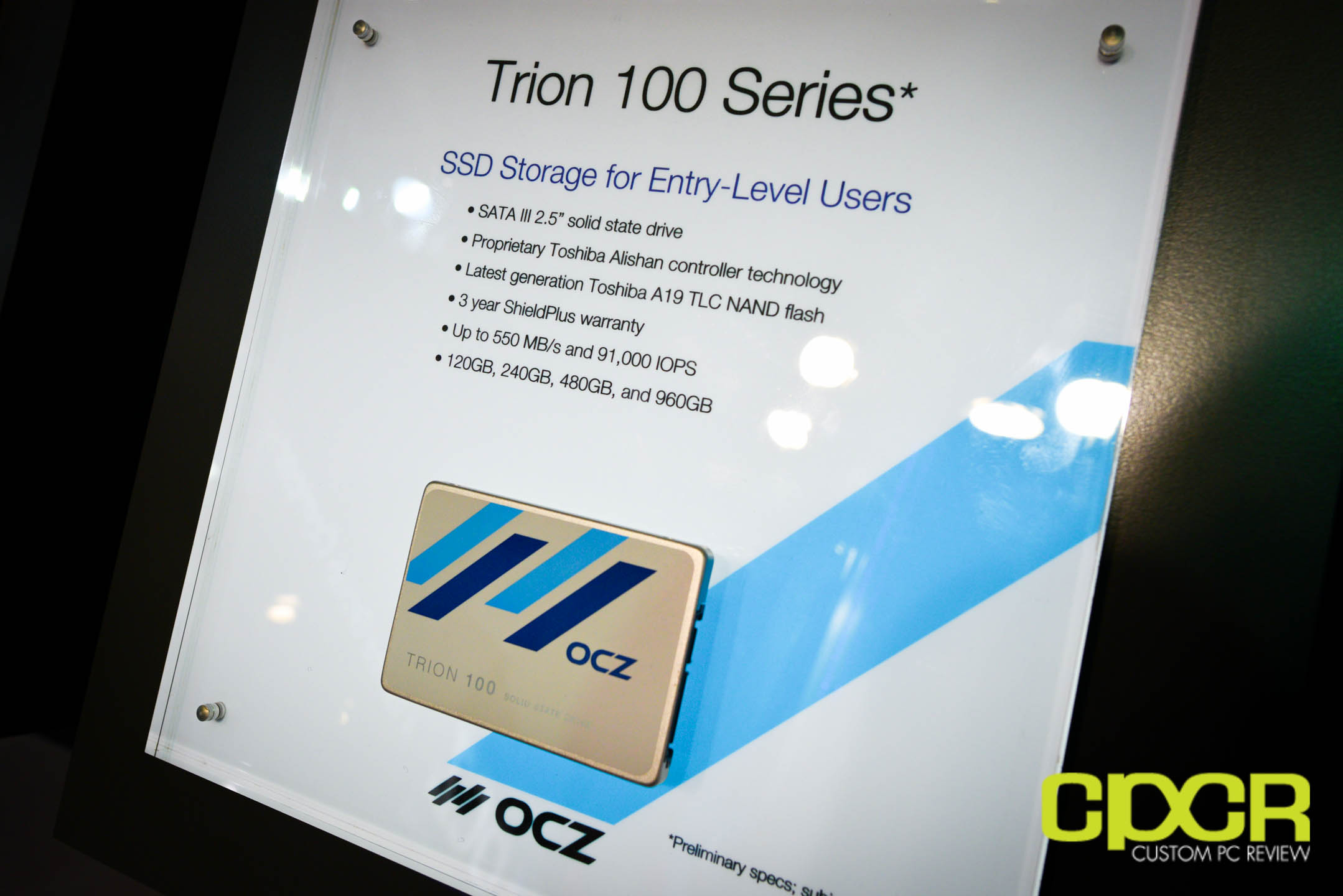 Computex 2015: OCZ’s Introduces Trion 100 TLC SSD, 6.4TB Z-Drive 6300