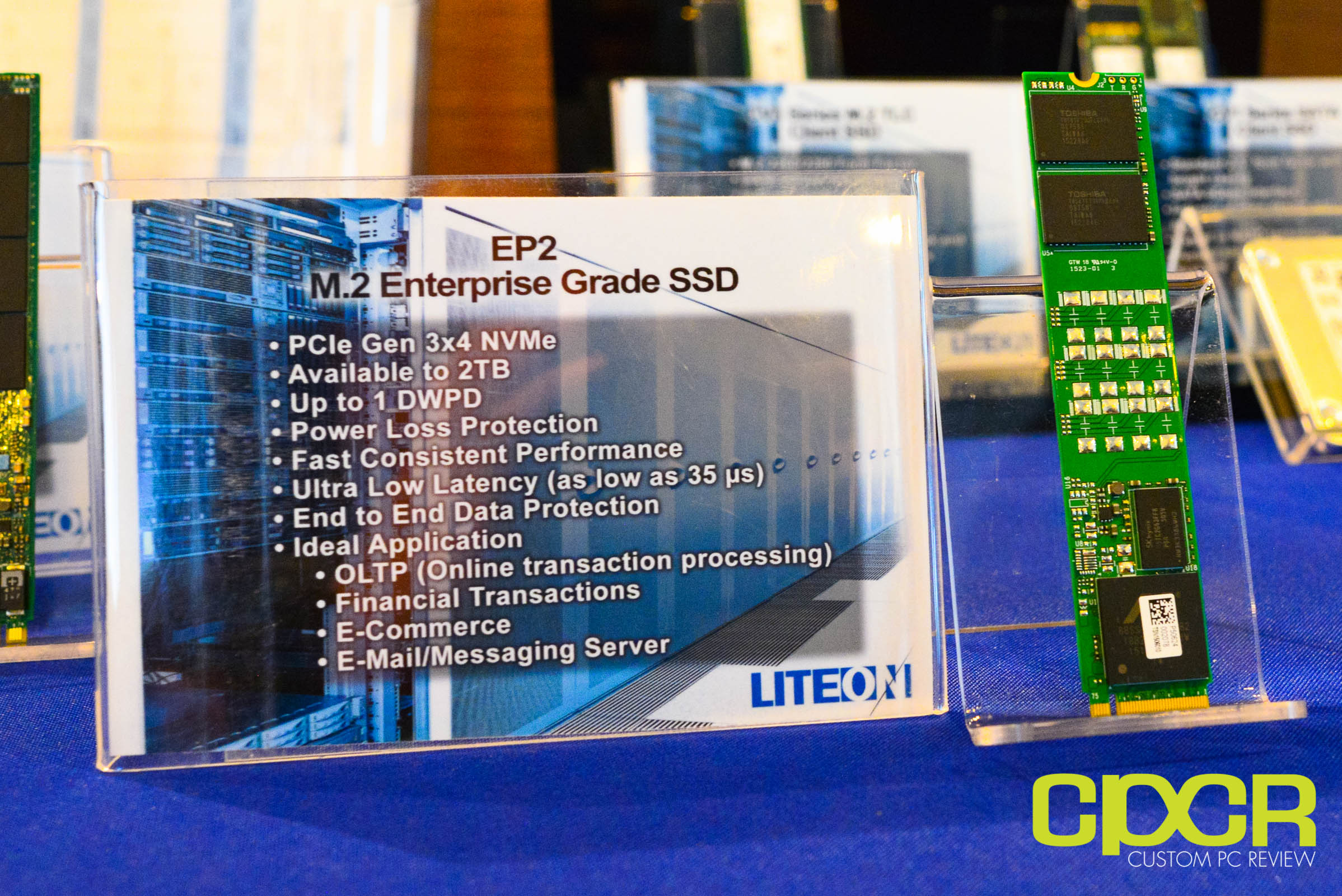 FMS 2015: Lite-On Showcases EP2, CX2 PCIe Gen 3 x4 SSDs