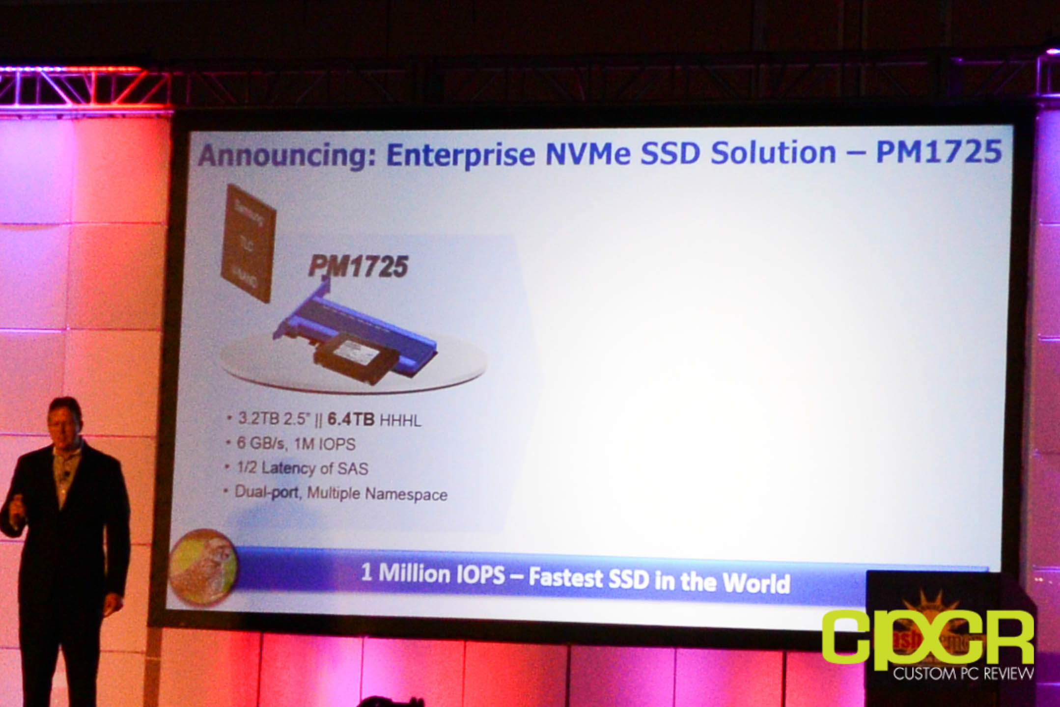 FMS 2015: Samsung Unveils 6.4TB, 1 Million IOPS PM1725 PCIe SSD