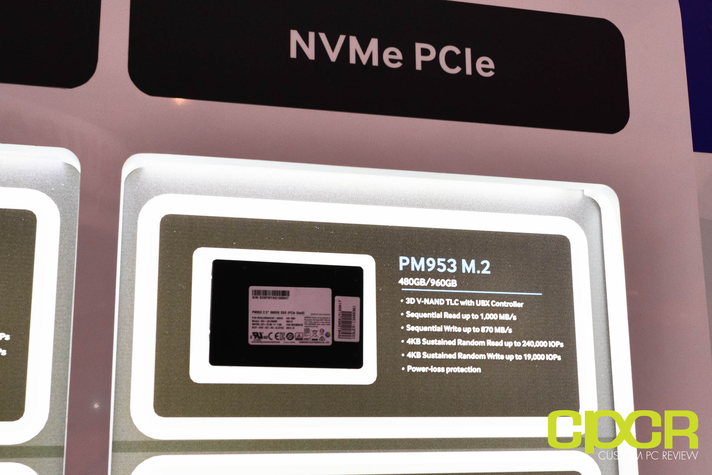 FMS 2015: Samsung Announces PM953 PCIe Gen 3 x4 SSD
