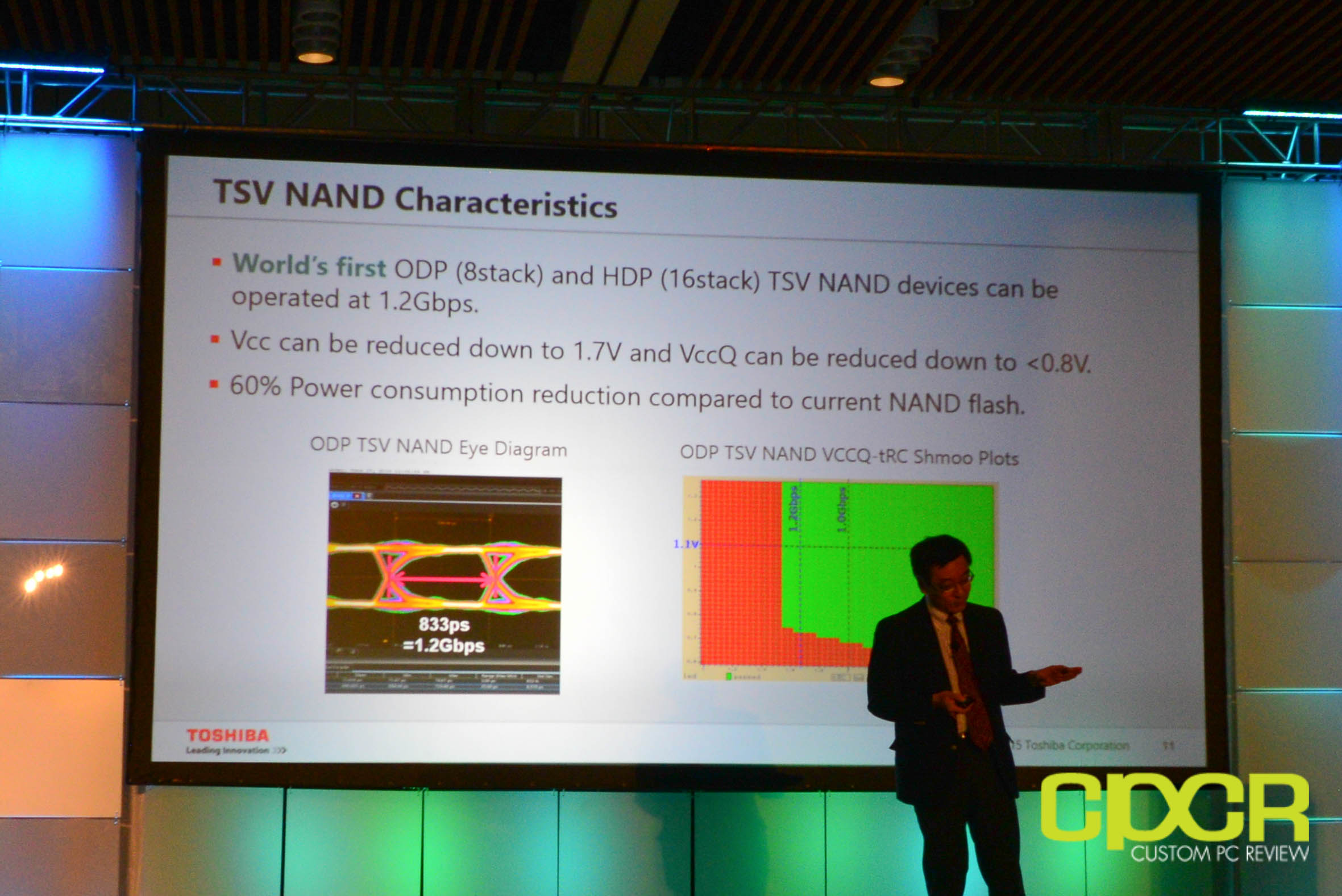 FMS 2015: Toshiba Develops 8-Stack, 16-Stack TSV for NAND