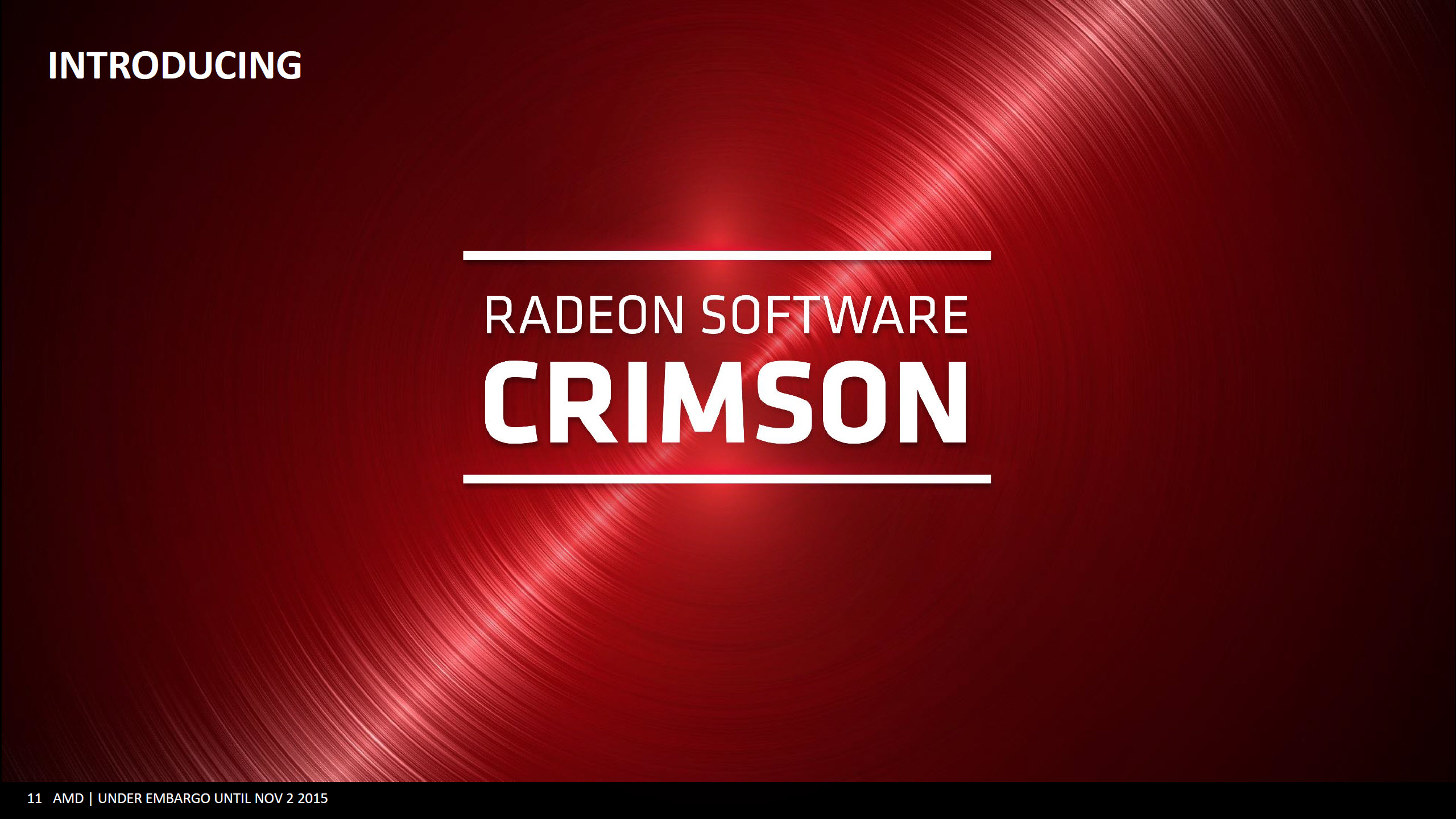 Rumor: AMD Radeon Software Crimson Edition To Launch on November 24th