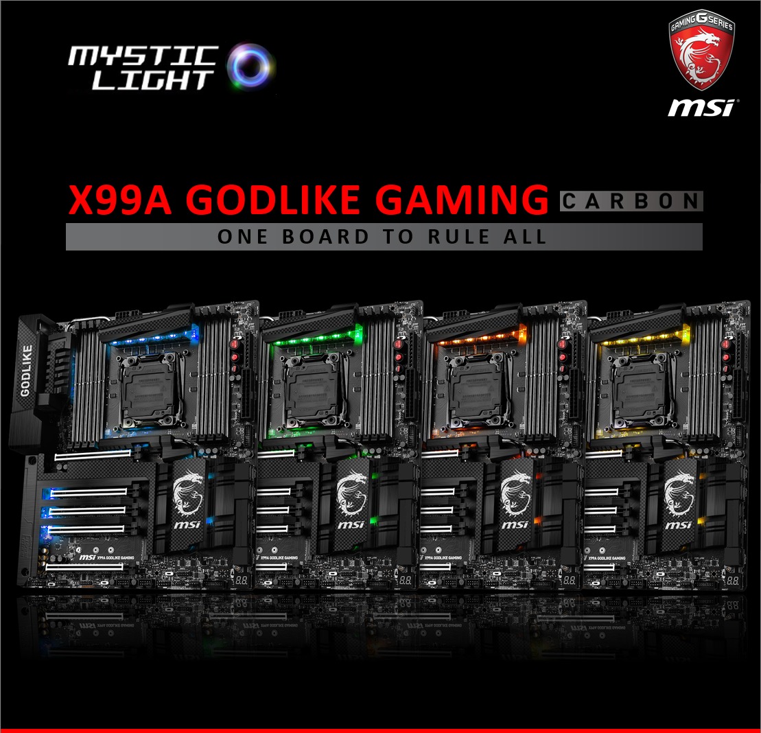 CES 2016: MSI Announces X99A Godlike Carbon, Z170A Gaming Pro Carbon Gaming Motherboards