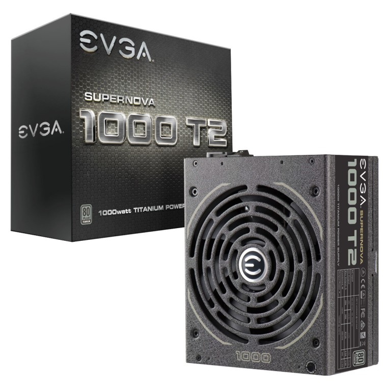 EVGA Expands Its SuperNOVA T2 Power Supply Series Into New Capacities – 750w, 850w and 1000w Now Available