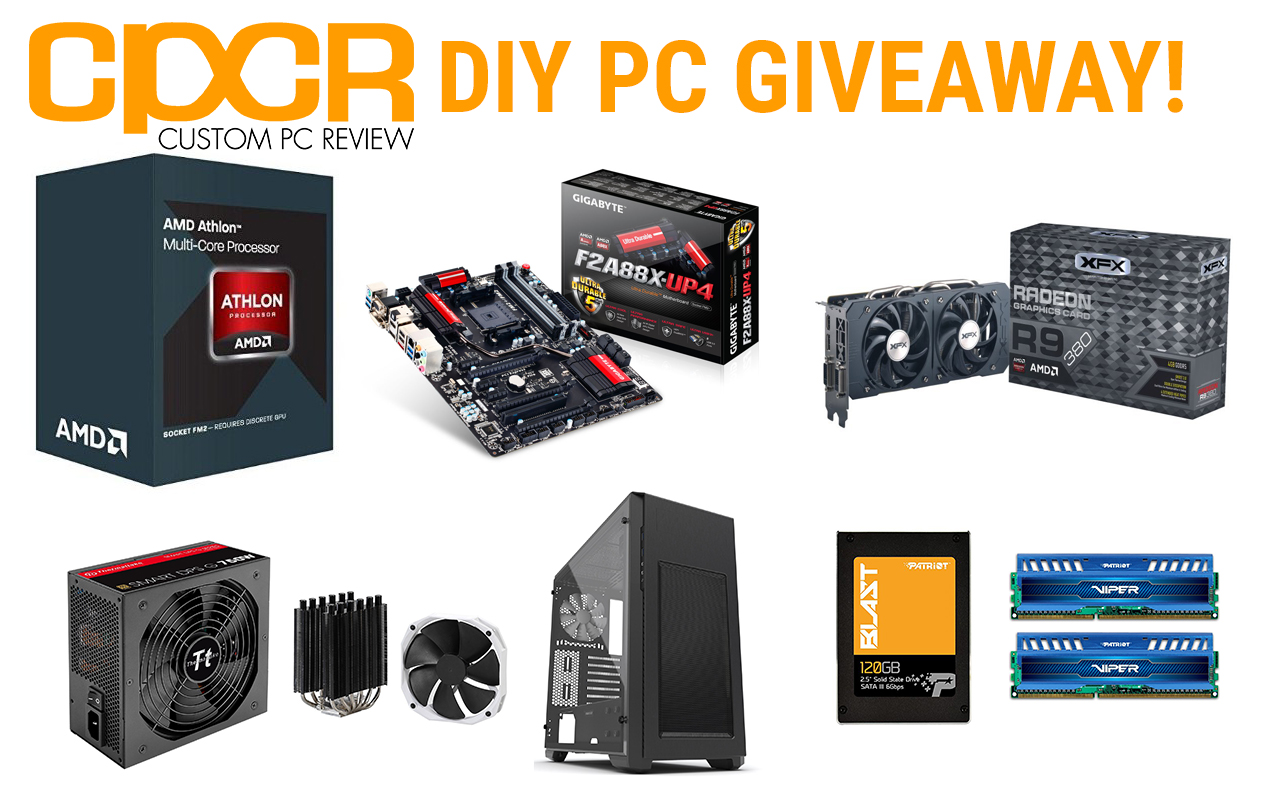 DIY Custom Gaming PC Giveaway with AMD, XFX, Patriot, Thermaltake, Phanteks and Square-Enix! Custom PC