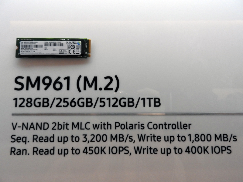 Samsung SM961 PCIe NVMe SSD Shows Up for Pre-Order