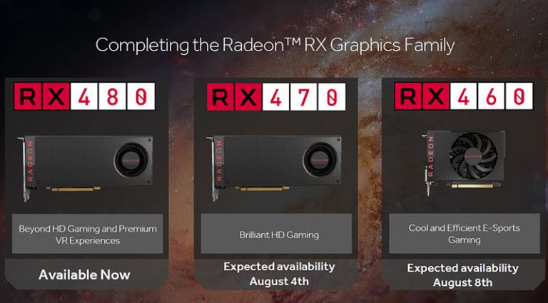 AMD Launches RX 470 and RX 460 – Starting at $149 and $99