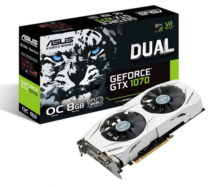 ASUS Launches GeForce GTX 1070 DUAL