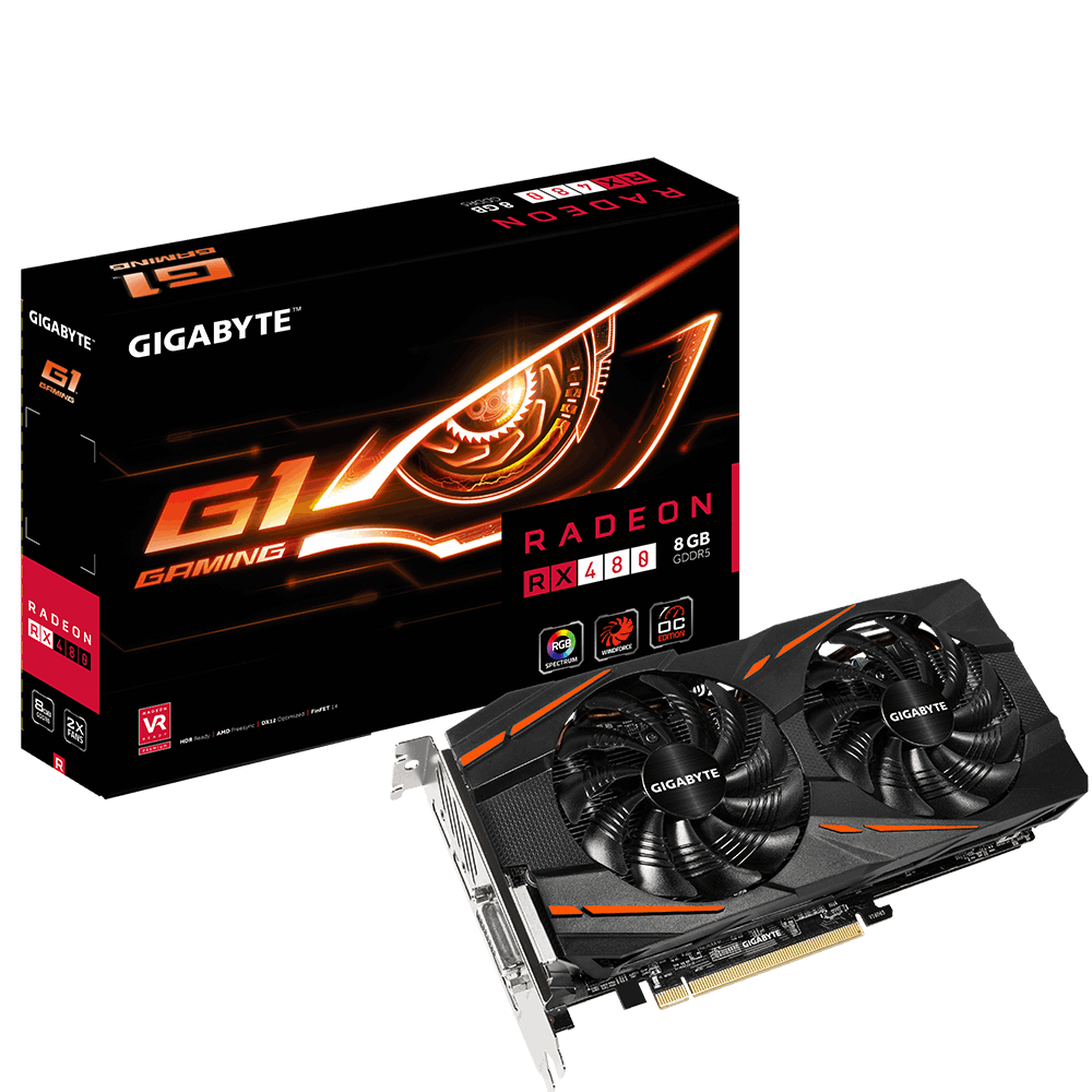 GIGABYTE Announces Radeon RX 480 G1 Gaming Graphics Cards