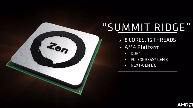 AMD Zen Based Summit Ridge CPUs, X370 Chipset Motherboards to Launch at CES 2017
