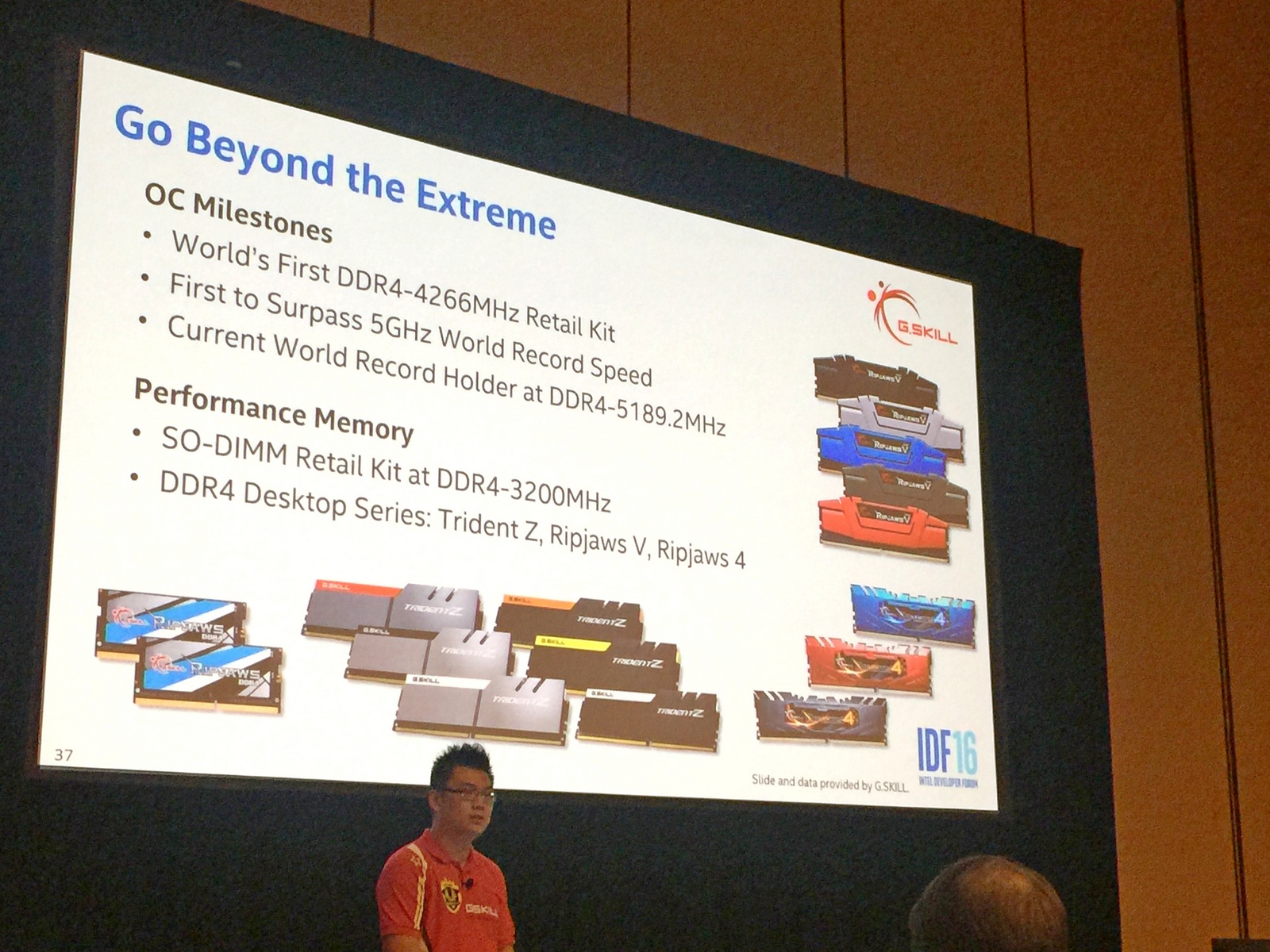 G.SKILL Demos 64GB,128GB DDR4-3333MHz Kits, 32GB DDR4-3333MHz SO-DIMM Kits at IDF 2016