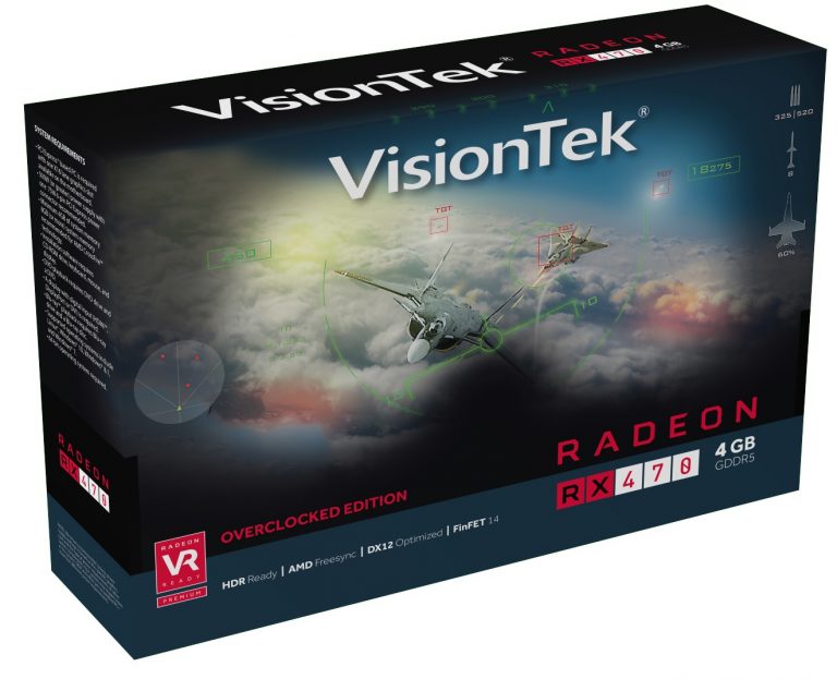 VisionTek Launches Custom Radeon RX 470 and RX 460 GPUs