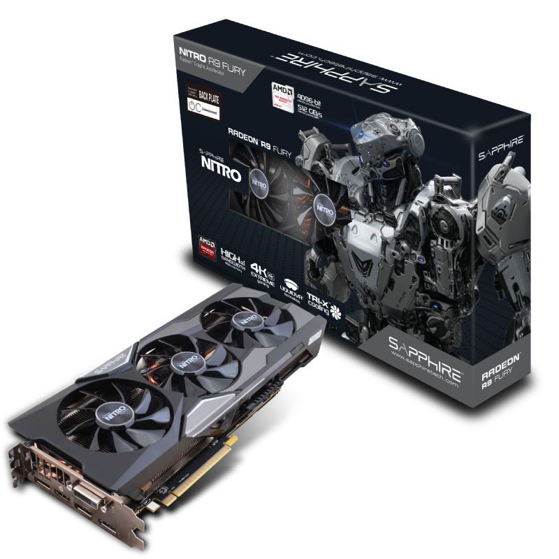 Deal Alert: Grab a Saphire NITRO Radeon R9 Fury 4GB Graphics Card for $309.99