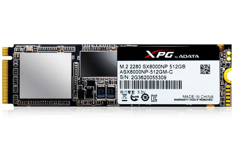 ADATA Announces XPG SX8000 SSD – 3D NAND, SMI 2260, Speeds Up to 2.4GB/s