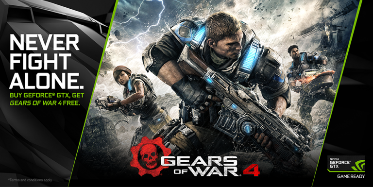 NVIDIA Announces Gears of War 4 GeForce GTX Game Ready Bundle