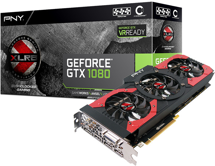 PNY Announces GeForce GTX 1080 XLR8 OC Graphics Card
