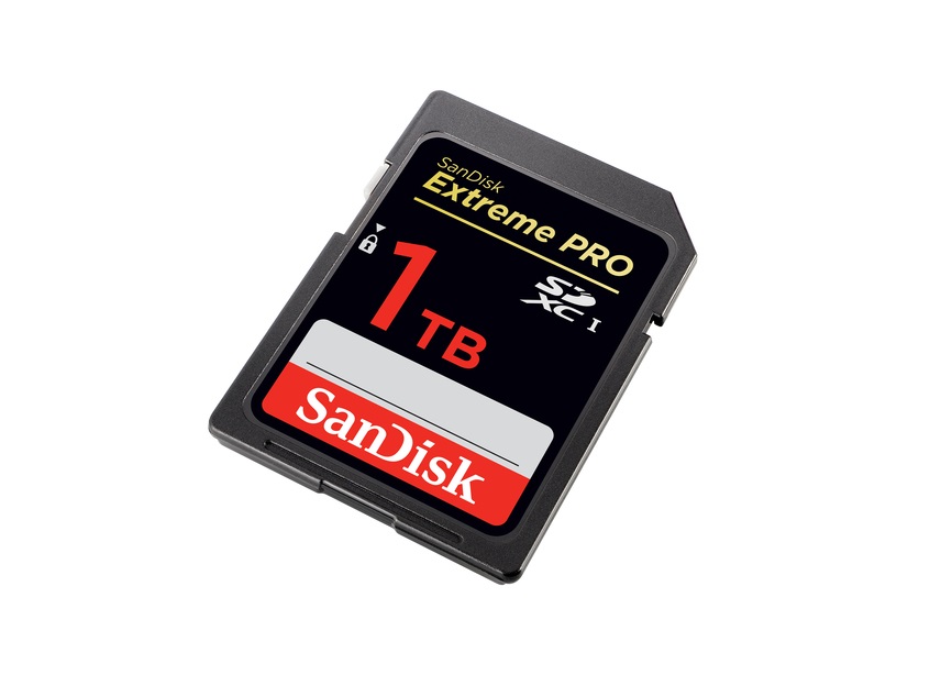 WD Demos SanDisk 1TB Extreme PRO SDXC Card Prototype