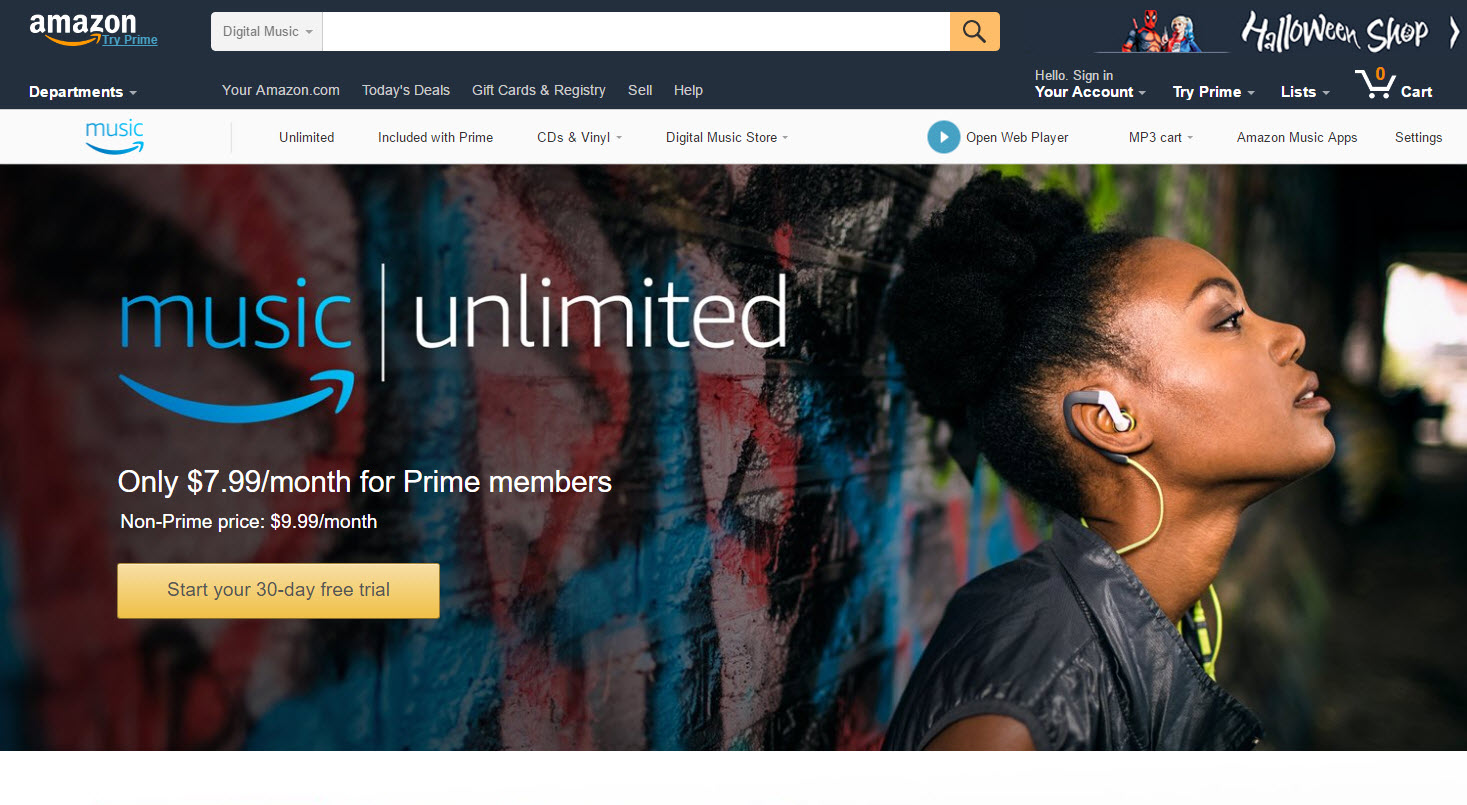 Amazon Launches Music Unlimited to Compete with Spotify, Google Play Music