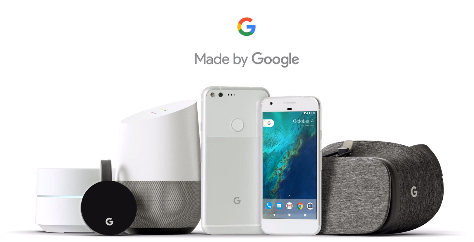 Google Announces Pixel, Pixel XL, Daydream, Chromecast Ultra, Wifi, Home at Made by Google Event